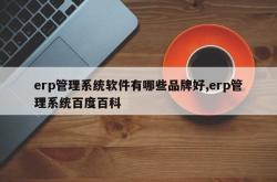 erp管理系统软件有哪些品牌好,erp管理系统百度百科
