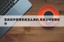 家具软件管理系统怎么用的,家具公司管理软件