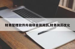 财务管理软件升级项目简简历,财务简历优化